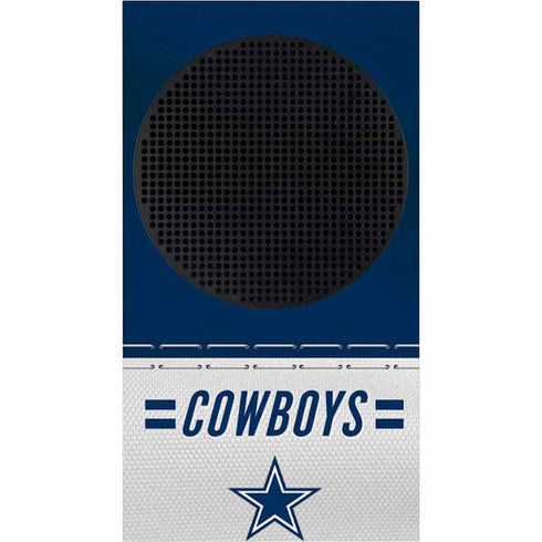 NFL Dallas Cowboys White Striped Xbox Series S Console Skin